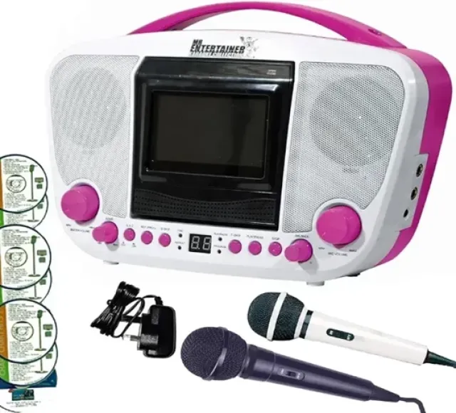 Portable CDG Bluetooth Karaoke Machine