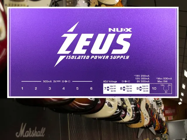 NU-X Zeus Guitar Pedal Multi Output Power Supply